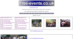 Desktop Screenshot of free-events.co.uk